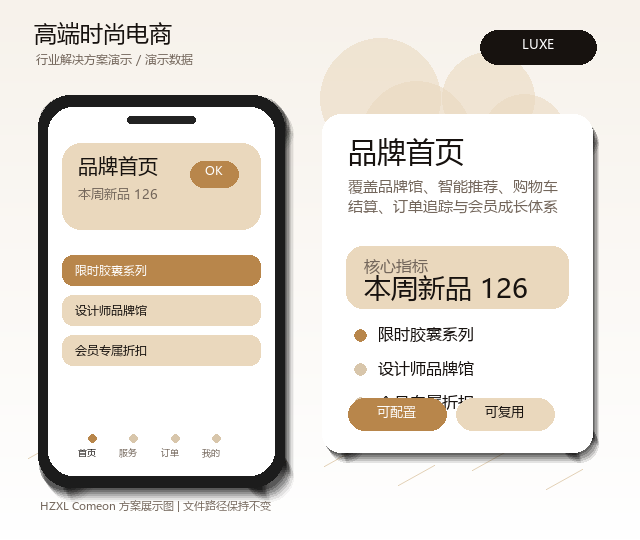 高端时尚电商 APP 解决方案演示